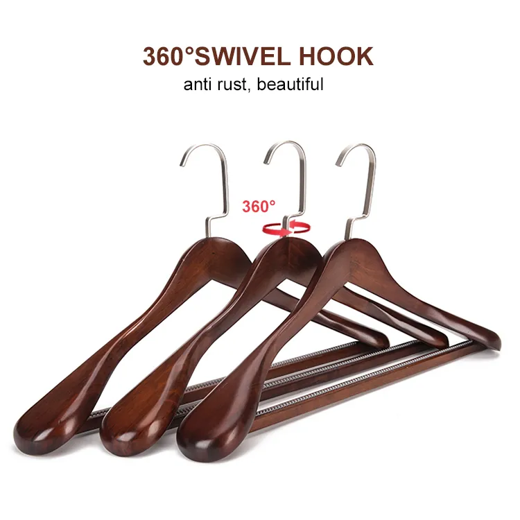 custom high quality wooden hanger hooks