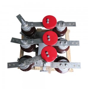 GW4-12(40.5) L&R 12kV Outdoor disconnecting switch isolating switch with earth disconnecto Outdoor HV Disconnect Switch