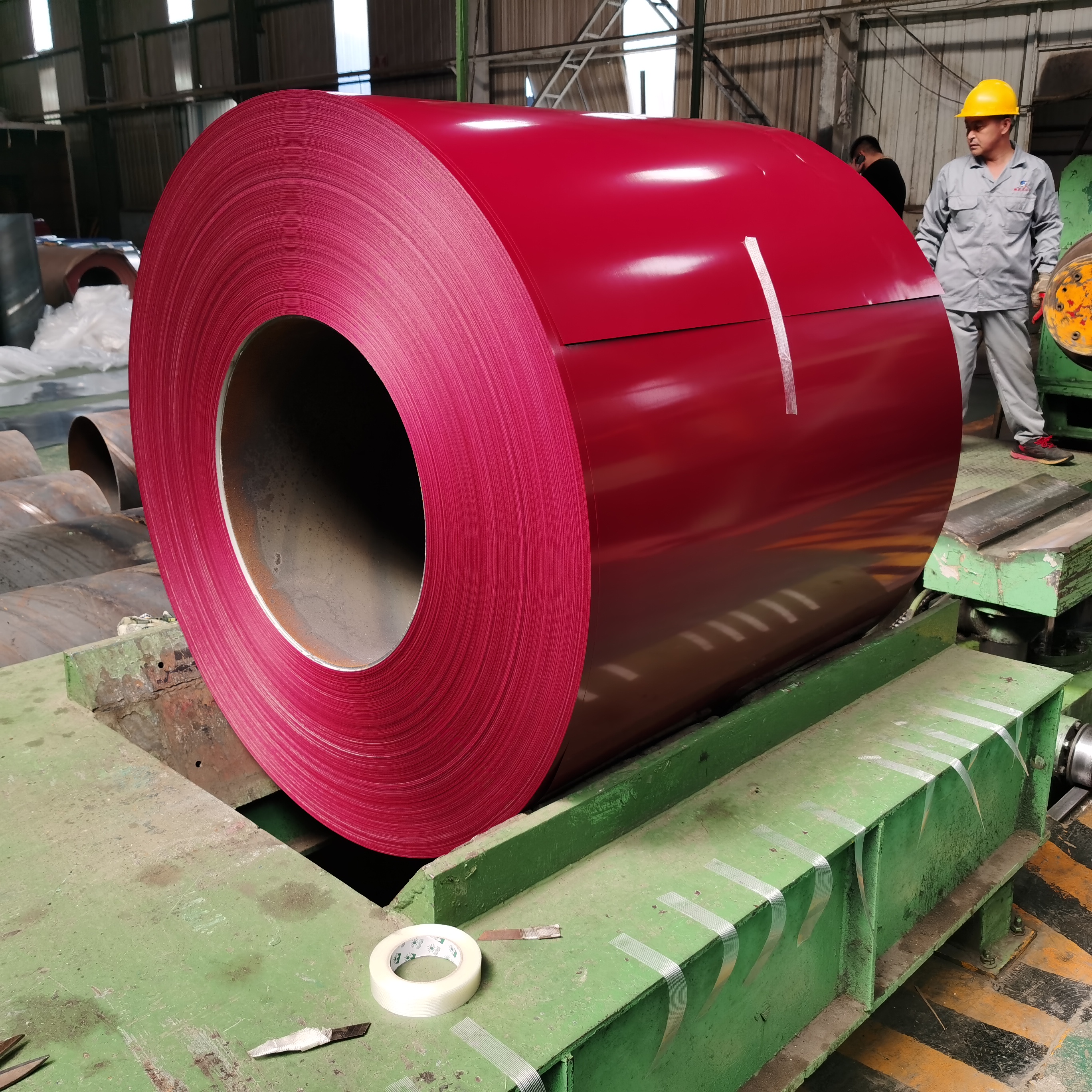 red roofing sheets color coated prepainted steel ppgi coil