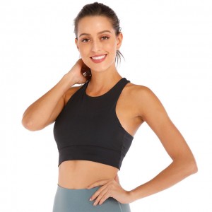 Active Wear Women Fitness Bra Top Female Sports Push Up Nylon Sports Wear For Gym Yoga Underwear Brassiere Plus Size 2XL