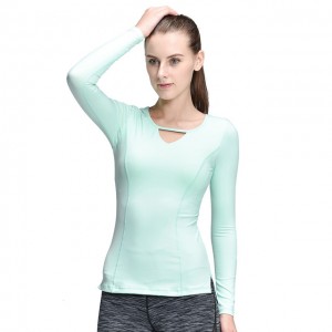 Women Yoga Sport T-Shirt Long Sleeve Yoga Tops Tights Running Mujer Deportivas Woman Fitness T-Shirt Running Women Clothes