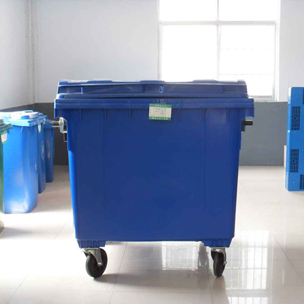 1100L Plastic Trash Can Recycle Outdoor Waste Large Garbage Bins with Wheels