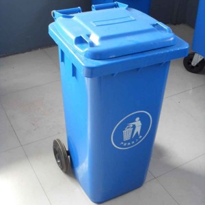 OEM/ODM Supplier Outdoor Garbage Cans With Locking Lids And Wheels - 120L Waste Plastic Trash Home Outdoor Garbage Bin  – Longshenghe