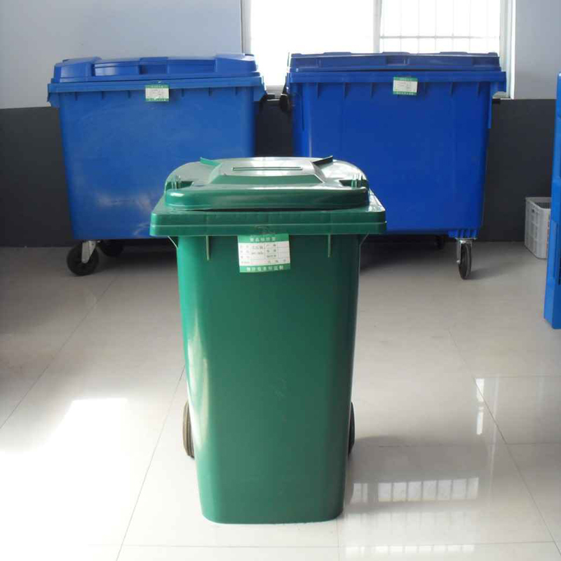240L-A Liter of Hdpe Pedal Garbage Recycle Outdoor Plastic Waste Bin with Wheels
