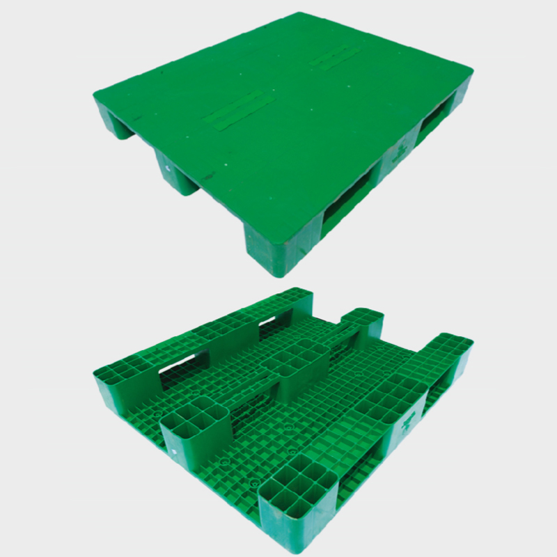 Hdpe 1210-D Three-runners 4 Way Entry Plastic Pallet