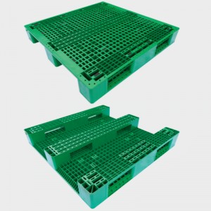 Top Quality Plastic Pallets 48 X 40 - Commercial 1212-B Regenerated Retail Plastic Shipping Pallet for Rack  – Longshenghe