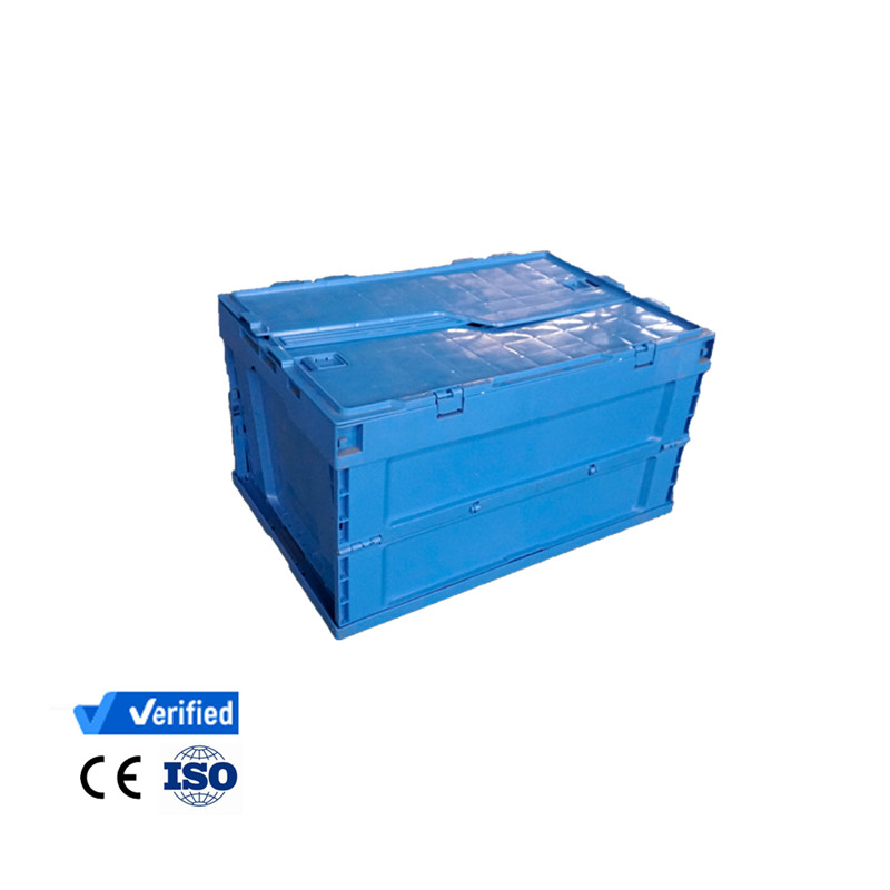 Plastic Packing Folding Storage Crates with Lids