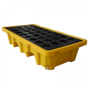 Hot New Products Euro Pallets - SC-1307-2 Drum Spill Containment Pallet With Drain  – Longshenghe