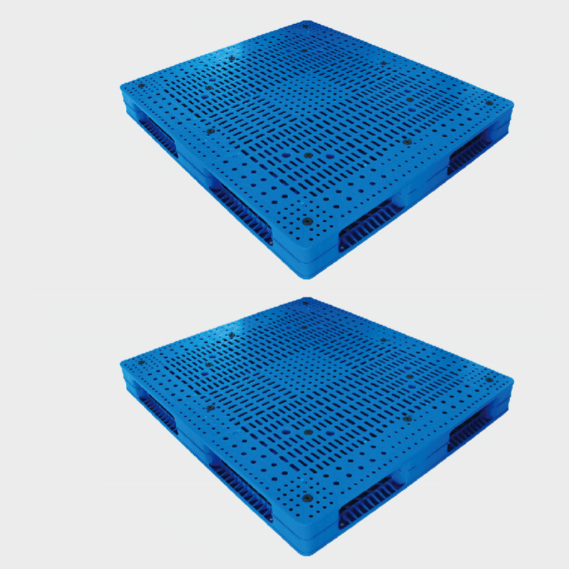 Storage Welding 1412-B Double Sides Plastic Pallets for Chemical Industry