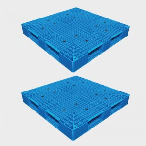 Manufacturing Companies for Small Plastic Pallet - Heavy Duty 1212-A Double Faced Industry Reusable Plastic Pallet  – Longshenghe