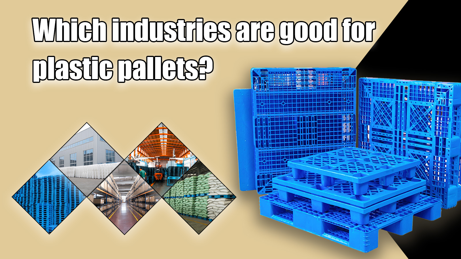 Which industries are good for plastic pallets?