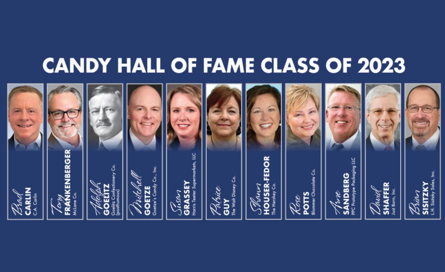 National Confectionery Sales Association reveals 2023 Candy Hall of Fame inductees