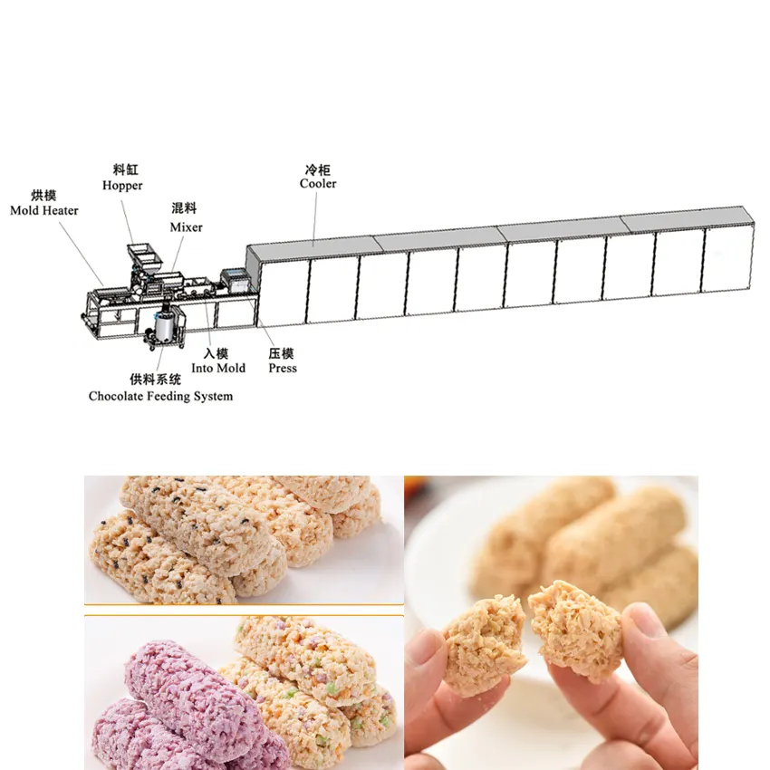 Automatic Oat-Meal Chocolate Production Line