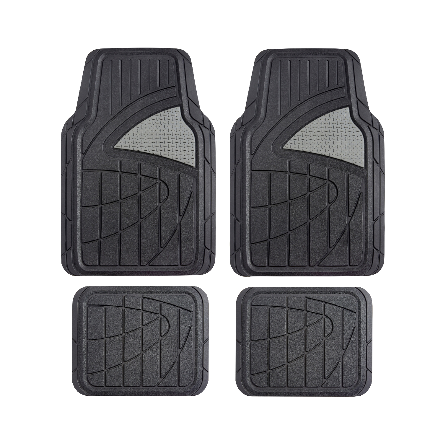 Deluxe universal 4pc car flooring mat Two-tone Featured Image