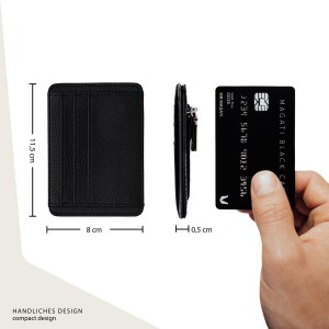Classic Design Slim Business Leather Carte de crédit Wallet
