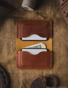 Prilagođeni izdržljivi kožni novčanik Crazy Horse Rfid blokirajući novčanik