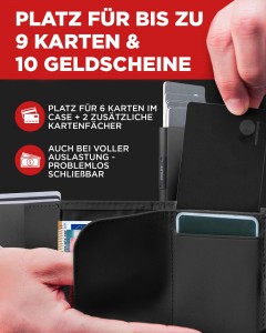 neach-gleidhidh cairt creideas wallet wallet wallet aluminium