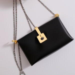 Individualizuotos juodos moteriškos rankinės Piniginės mini krepšys