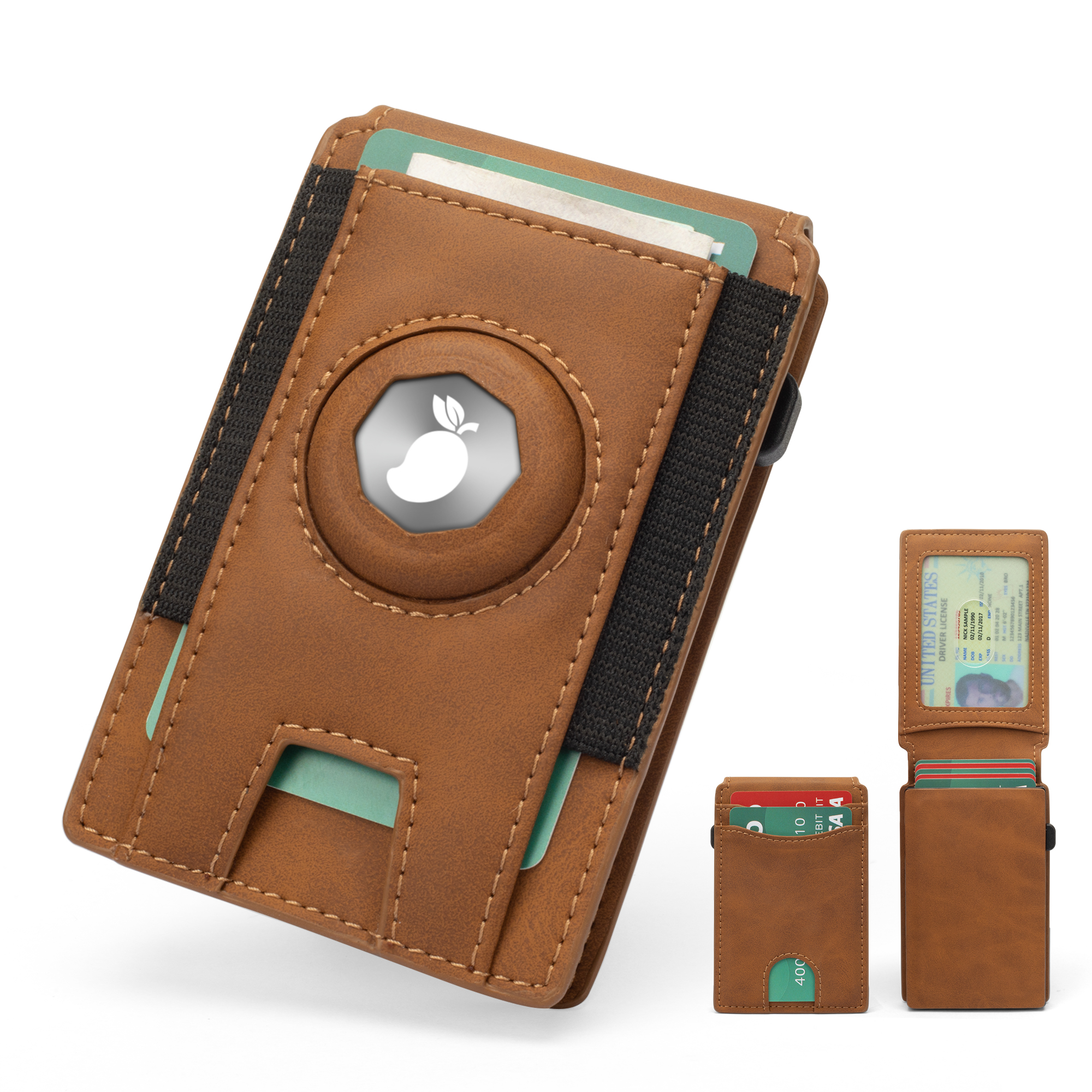 pop-out rfid card holder slim wallet aluminiyam