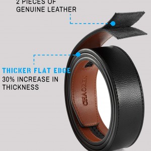 حزام LIXUE TONGYE للرجال حزام من الجلد الطبيعي حزام عالي الجودة