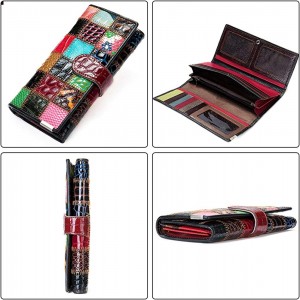 Customized High-End Women's Wallet And Handbag Stripe Design