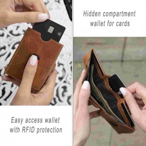LIXUE TONGYE ODM OEM Wallet Neach-gleidhidh Cairt Fir RFID Wallet