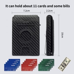 Peníze Pocket Rfid Slim Pop Up Minimalistická peněženka