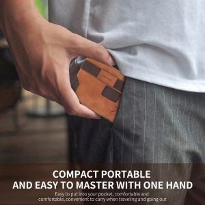 custom wallet manufacturer trifold wallet men
