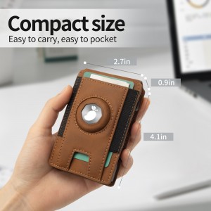 tenká hliníková peňaženka s výsuvným držiakom RFID kariet