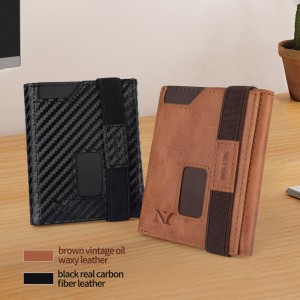 custom wallet manufacturer trifold wallet men