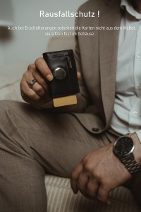 Blocking Men’s Wallet Credit Card Holder Leather Slim Wallet