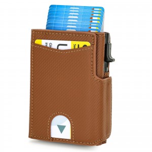 blocking slim wallets pop up card holder