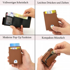 блокирање на тенки паричници држач за картичка