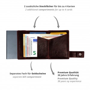 mbajtëse karte portofolin RFID mbajtëse e kartës së portofolit