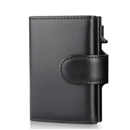 Multi-card Rfid Blocking Leather Credit Card Holder Wallet Featured Image