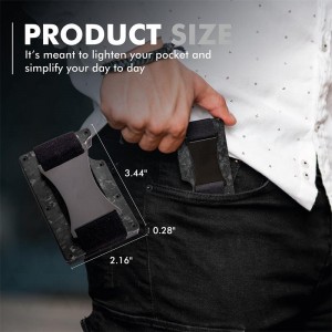 Thin Front Pocket Slim RFID Blocking Minimalist Wallet for Men