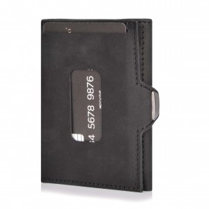 Luxury Tri-fold Wallet High Quality Leather Txiv neej Hnab