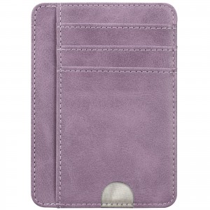 China Card Holder Wallet Minimalist Leather With RFID