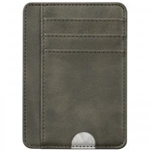 China Card Holder Wallet Minimalist Leather with RFID