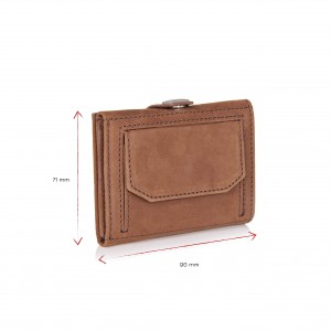 Luxury Tri-fold Wallet ກະເປົາຫນັງຜູ້ຊາຍທີ່ມີຄຸນນະພາບສູງ
