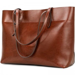 Customized Vintage cowhide leather tote bag Leather Women’s Tote Bag