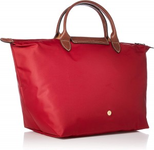حقيبة يد نسائية أصلية باللون الأحمر