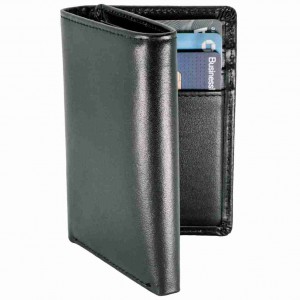LIXUE TONGYE кожен три-преклопен паричник Машки паричник за маскирање RFID