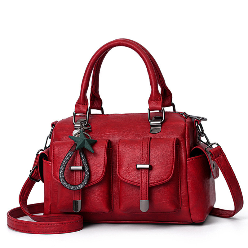Famous Personalized genuine leather bag for women