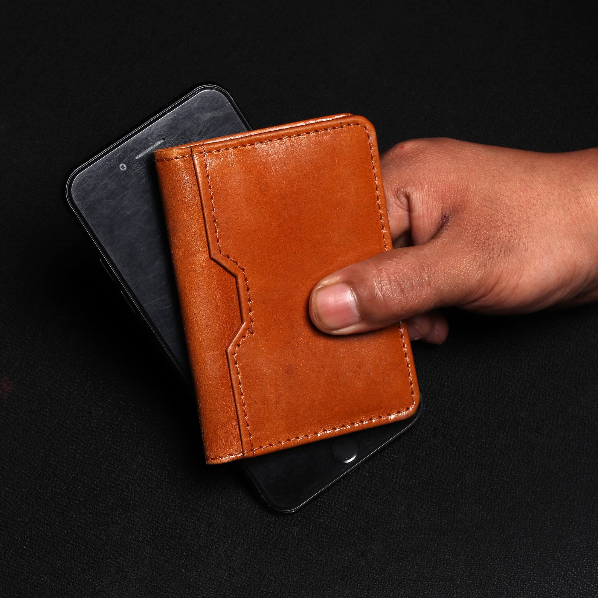 LIXUE TONGYE Minimalist Wallet Bifold Wallet RFID