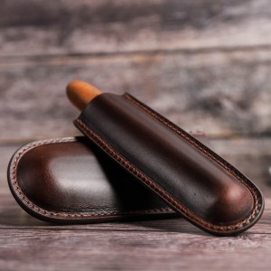 Cigar Case Travel Leather Luxury Set Sigara qadoqlash