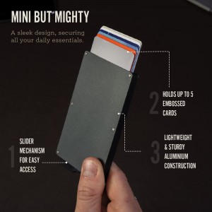 blocking slim wallets and card holders for men