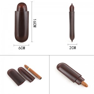 Cigar Case Travel Leather Luxury Set Cigar Packaging