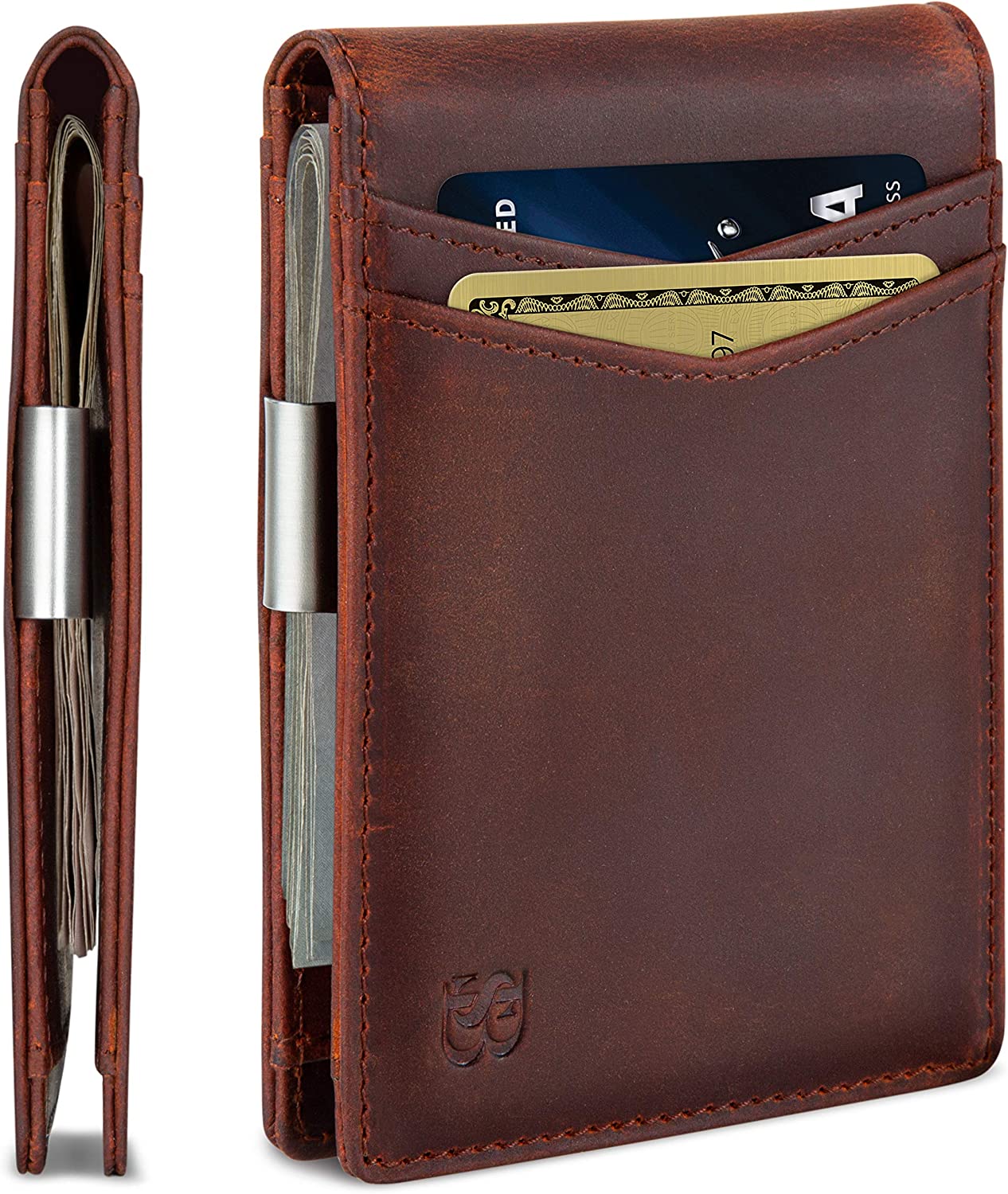 Customized Classic Leather Bifold Wallet for Men