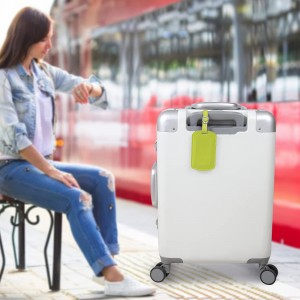 Accessoris de viatge d'alta qualitat Maleta Pu Etiqueta d'equipatge amb corretja